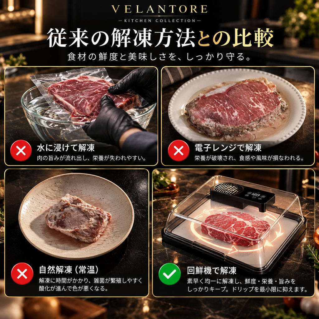 [Original Factory] KAYUSO Rapid Defrost Plate for Steak, Frozen Foods, Meat, and Seafood